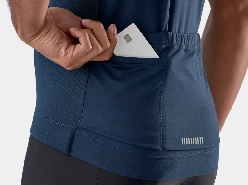 Trek Circuit Ltd Short Sleeve Jersey in Deep Dark Blue/Viper Red-2